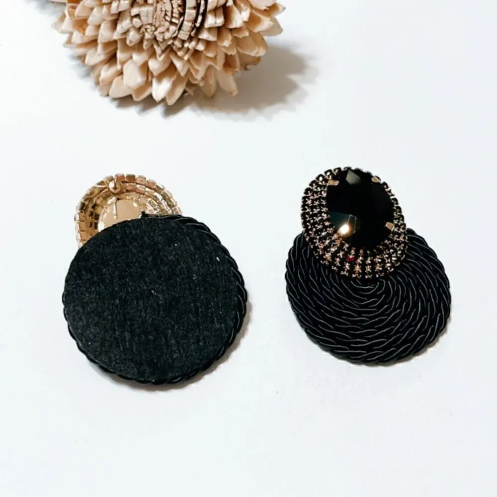 Anthropologie black crystal